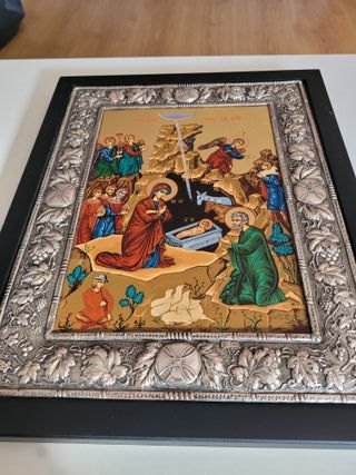 Icono bizantino religioso