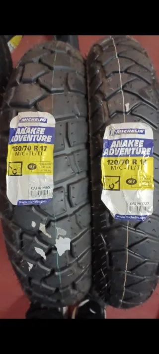 Juego Ruedas Moto Michelin Anakee Adventure