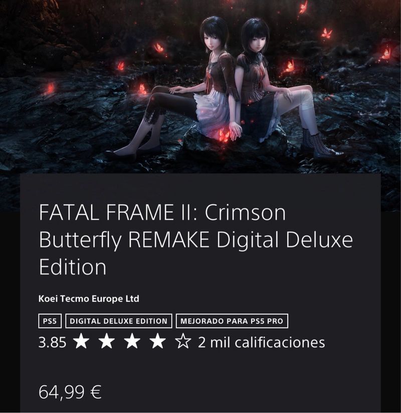 Fatal Frame II: Crimson Butterfly Deluxe Ed. PS5 afbeelding 2