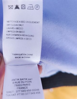 Kimono Antik Batik bordado algodón ligero Talla S