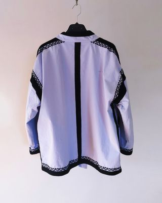 Kimono Antik Batik bordado algodón ligero Talla S