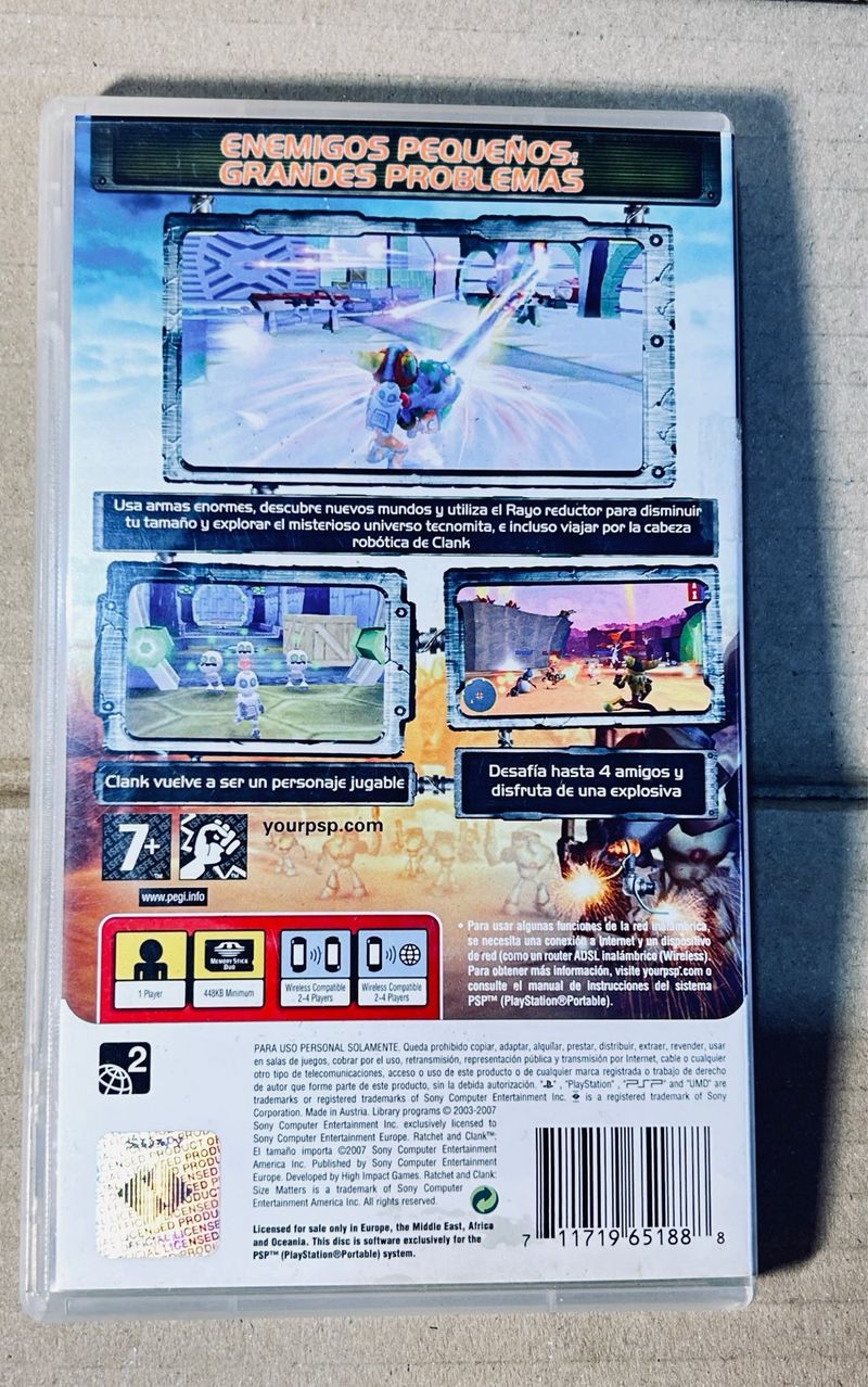 Ratchet & Clank: El Tamaño Importa PSP afbeelding 2