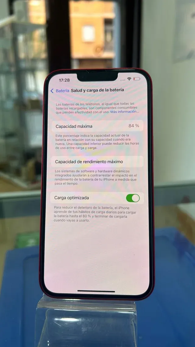 iPhone 14 Rojo 128GB Batería 84% afbeelding 5