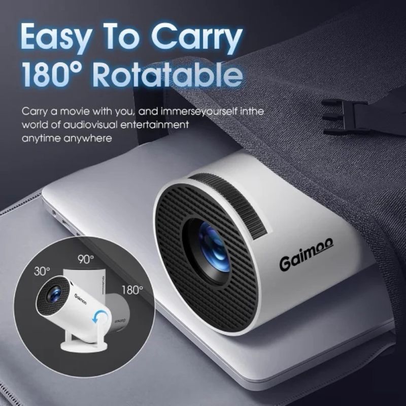 Proyector Gaimoo GM200 4K WiFi Bluetooth afbeelding 3
