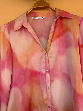 Camisa Tie Dye Zara
