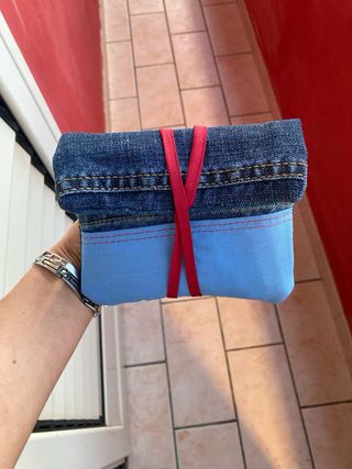 Portatabacco in jeans