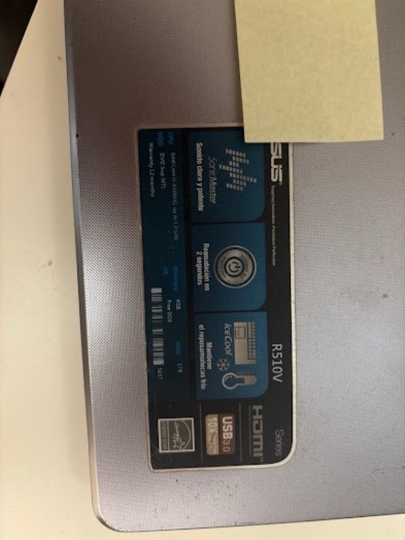 ASUS R510V Gaming i5-HQ 8GB RAM SSD+1TB afbeelding 3