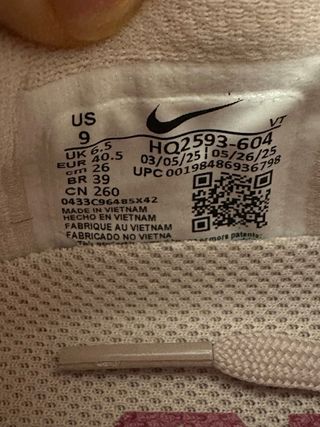 Zapatillas Nike Pegasus Mujer 40.5 Rosa