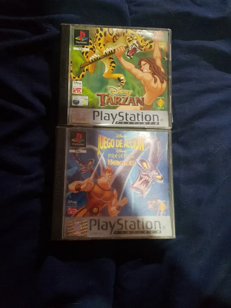 Juegos PS1 Tarzán y Hércules (Platinum)