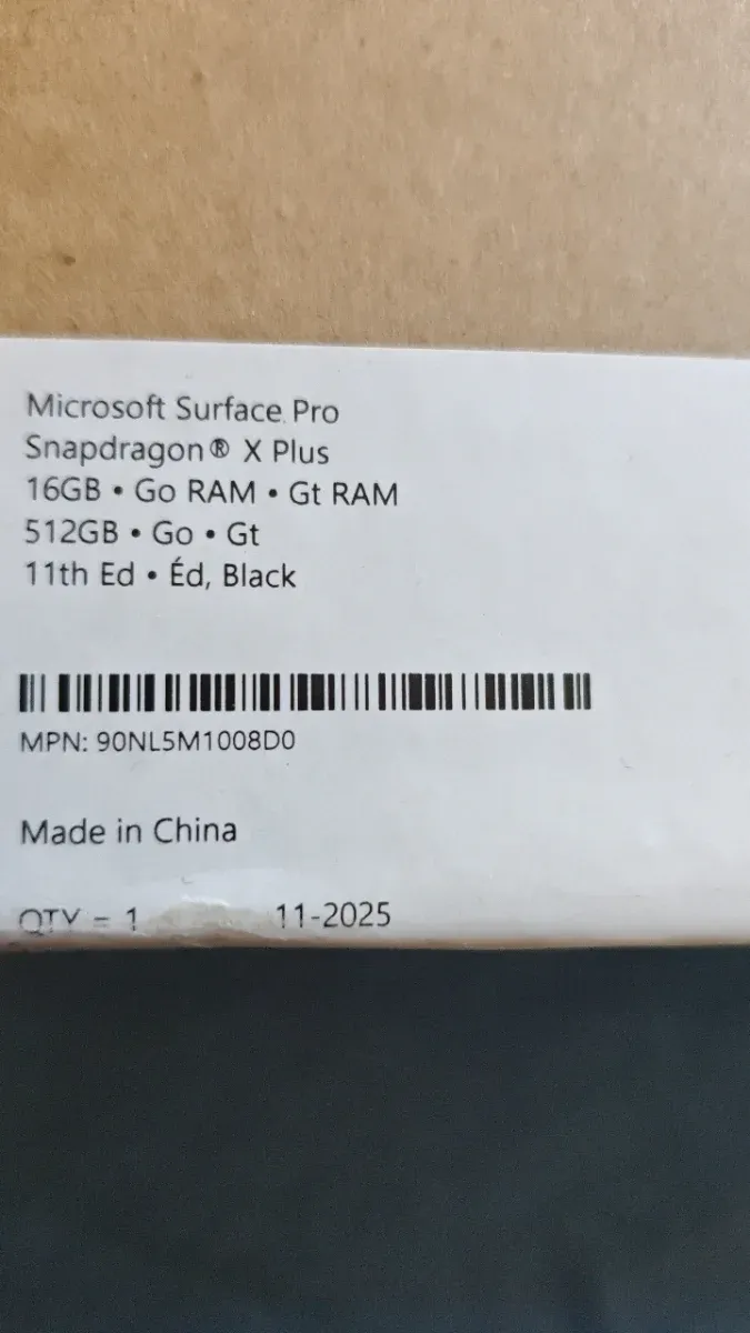 Surface Pro 11 Negro Wifi afbeelding 3