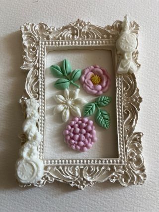 Figura de porcelana fría estilo antiguo