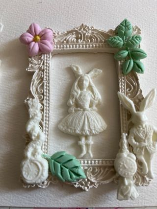 Figura de porcelana fría estilo antiguo