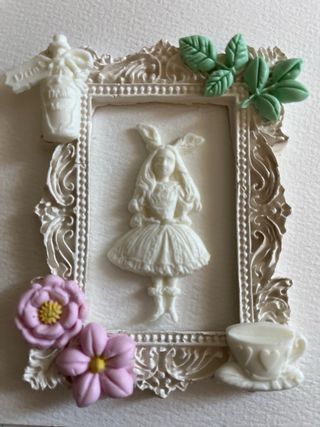 Figura de porcelana fría estilo antiguo