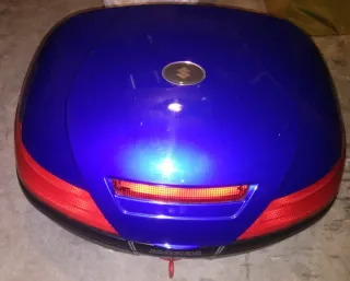 Maleta Moto Kappa Azul Suzuki Nueva