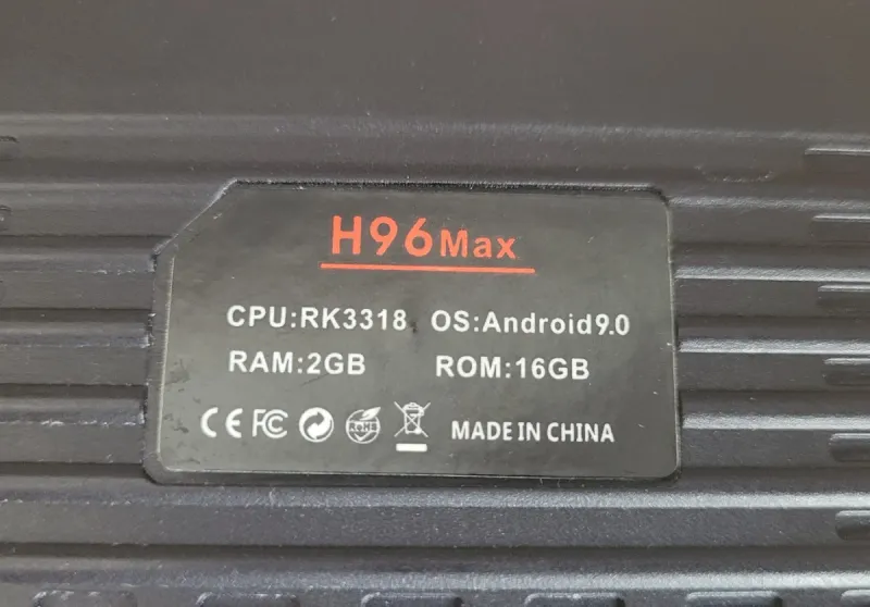 TV Box H96 Max 4K Ultra HD (Sin Fuente AC) afbeelding 2