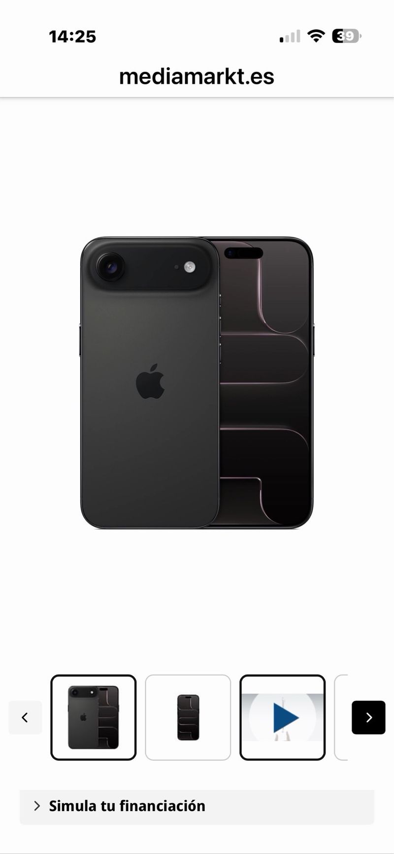 iPhone 17 AIR Negro - 1 Mes de Uso afbeelding 2