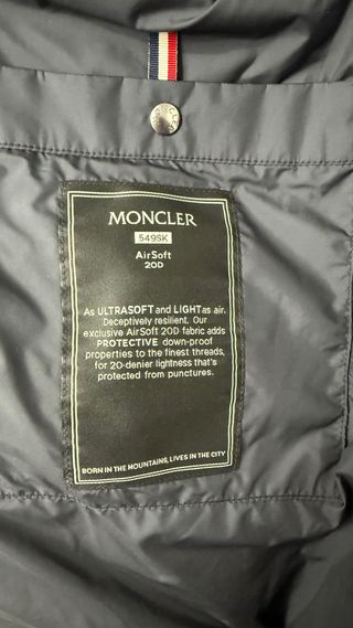 Chaqueta Moncler azul marino Talla M