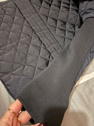 Chaqueta acolchada Zara azul marino