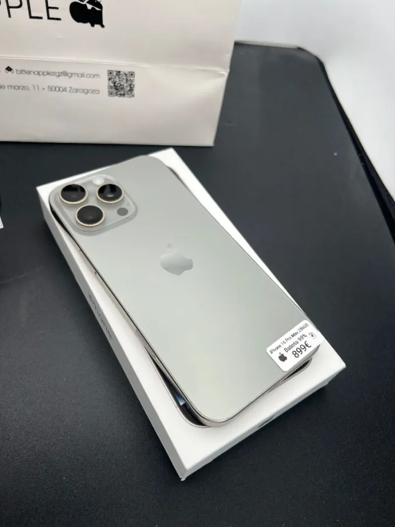iPhone 16 Pro Max   256GB  TITANIUM NATURAL afbeelding 8