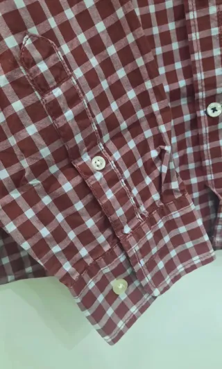 Camisa manga larga cuadros Easy Wear