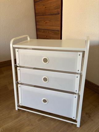 Cajonera IKEA Blanca 3 Cajones