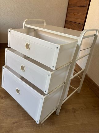 Cajonera IKEA Blanca 3 Cajones