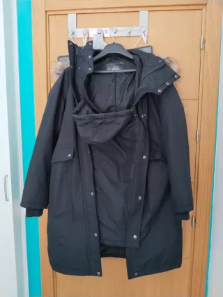 Abrigo de porteo negro