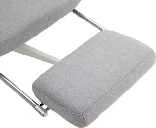 Silla De Oficina Ergonómica, Silla De Escritorio Con Ruedas, Cojín Lumbar, Reposacabezas Y Reposapiés Extraíble, Gris 62X68X117-127Cm