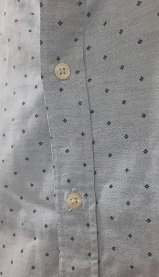 Camisa manga larga estampada de Zara