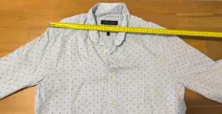 Camisa manga larga estampada de Zara