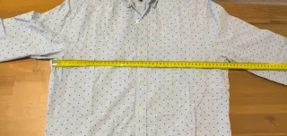 Camisa manga larga estampada de Zara