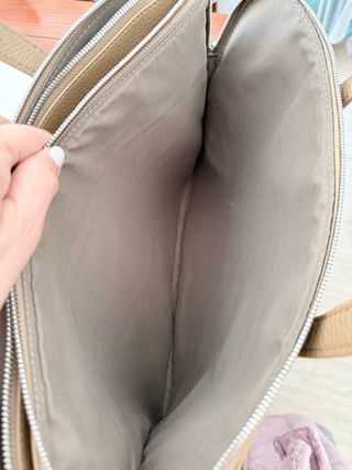 Bolso Piel Boss Beige Portadocumentos Ordenador