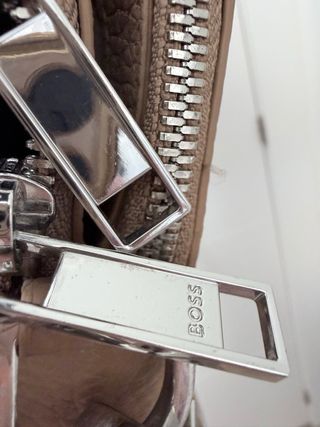 Bolso Piel Boss Beige Portadocumentos Ordenador