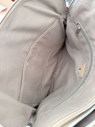 Bolso Piel Boss Beige Portadocumentos Ordenador