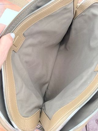 Bolso Piel Boss Beige Portadocumentos Ordenador