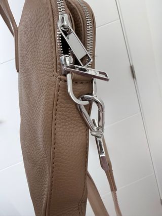 Bolso Piel Boss Beige Portadocumentos Ordenador