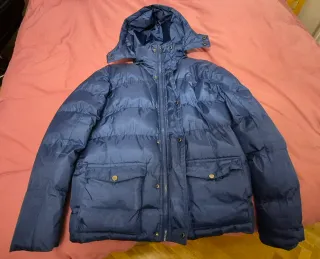 Anorak acolchado azul