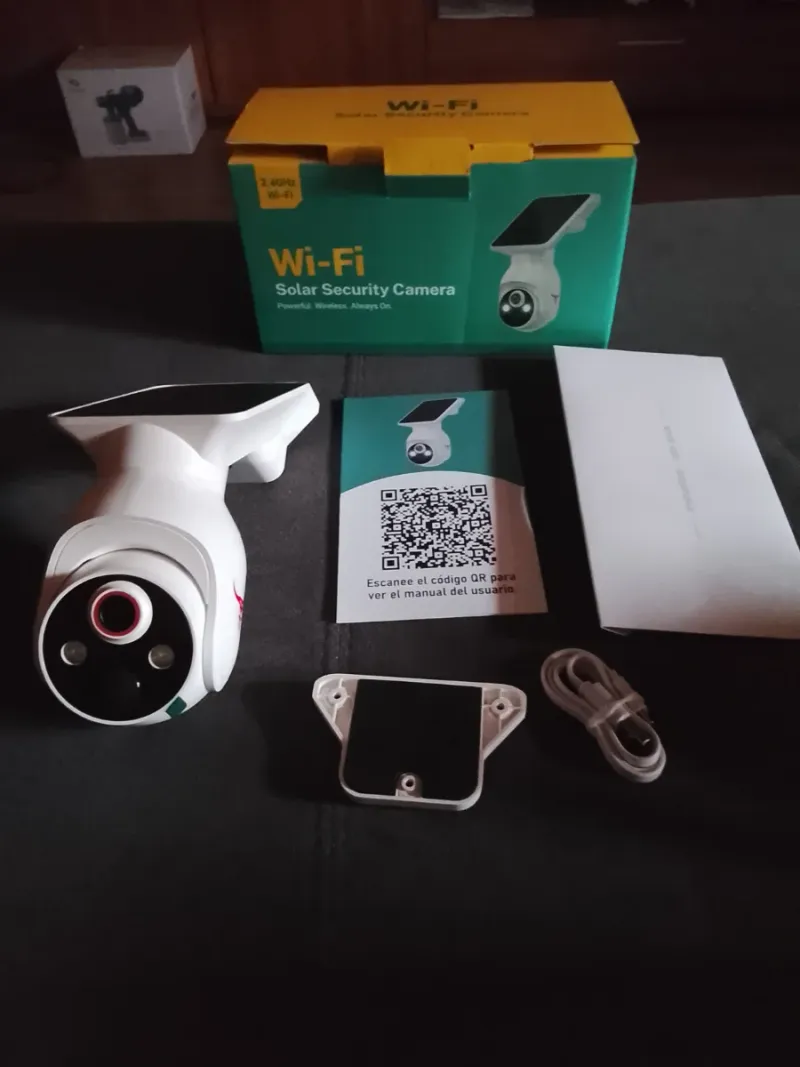 Cámara Vigilancia Solar Wi-Fi 2.4GHz