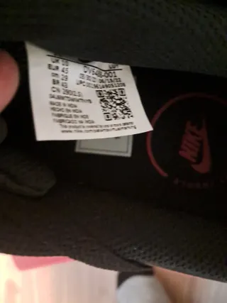 Nike Court Vision Low Negras y Rojas