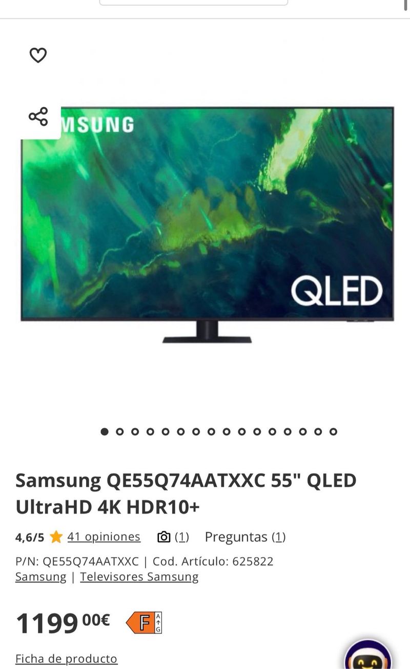 Smart TV Samsung QLED 55 4K afbeelding 8
