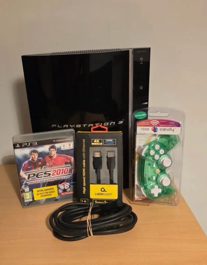 Playstation 3 Fat 250GB + Mando + Juego