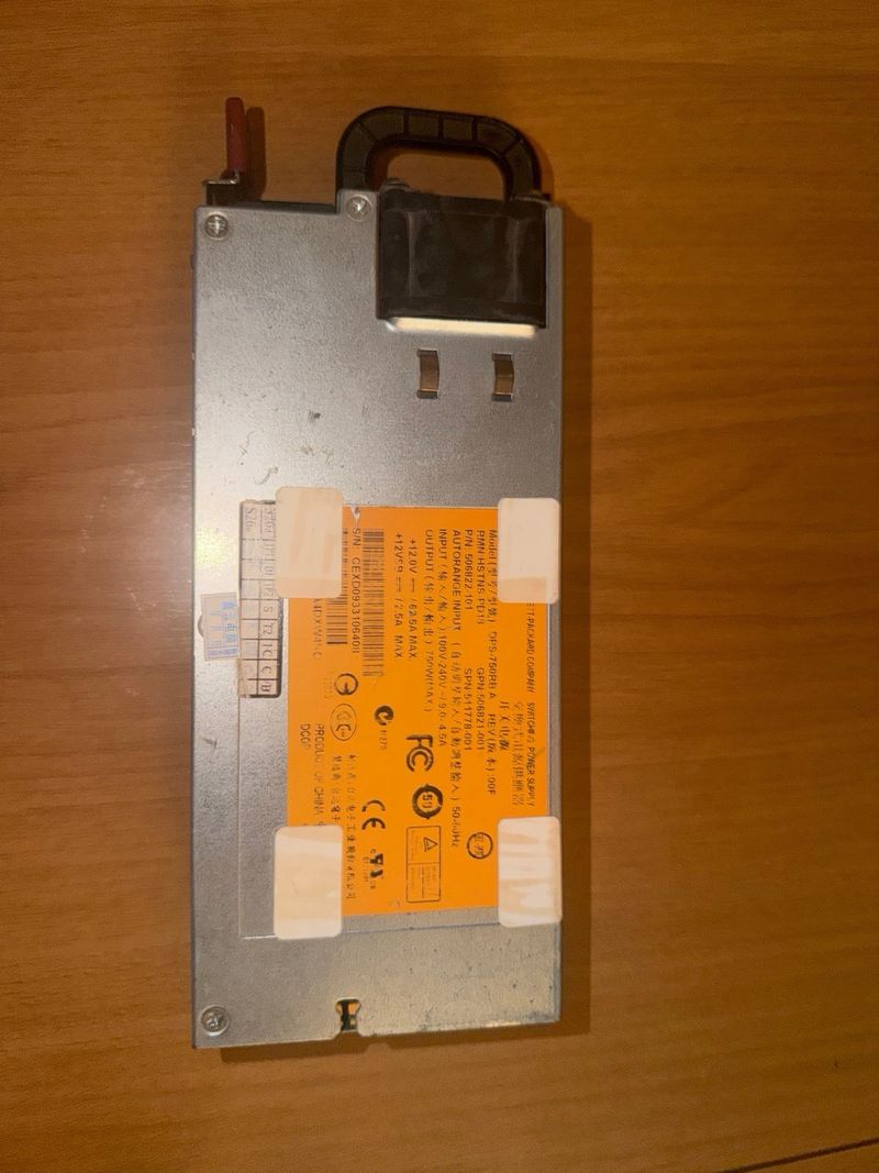 Fuente HP 750W + Placa Breakout afbeelding 2