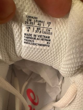 Zapatillas Asics Gel NYC Rosas y Blancas