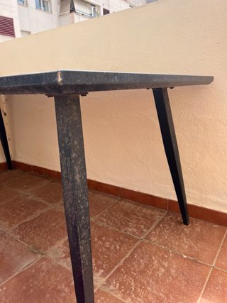Mesa Terraza Hierro Macizo Mosaico
