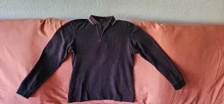 Polo Fred Perry Talla M Morado/Berenjena jaspeado