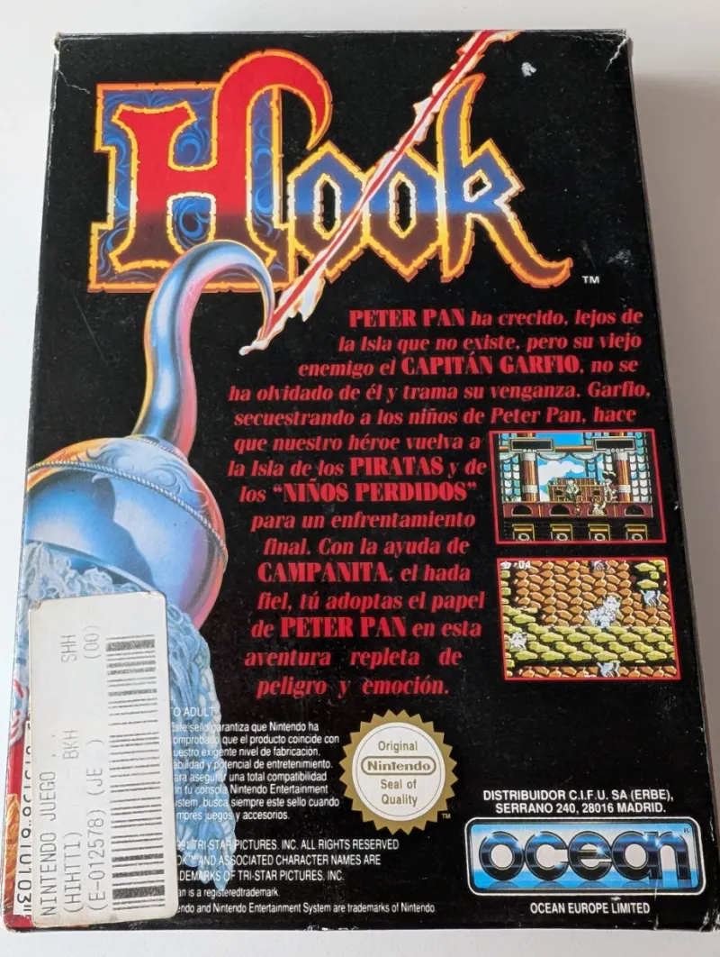 Dos juegos NES: POW Y Hook afbeelding 8