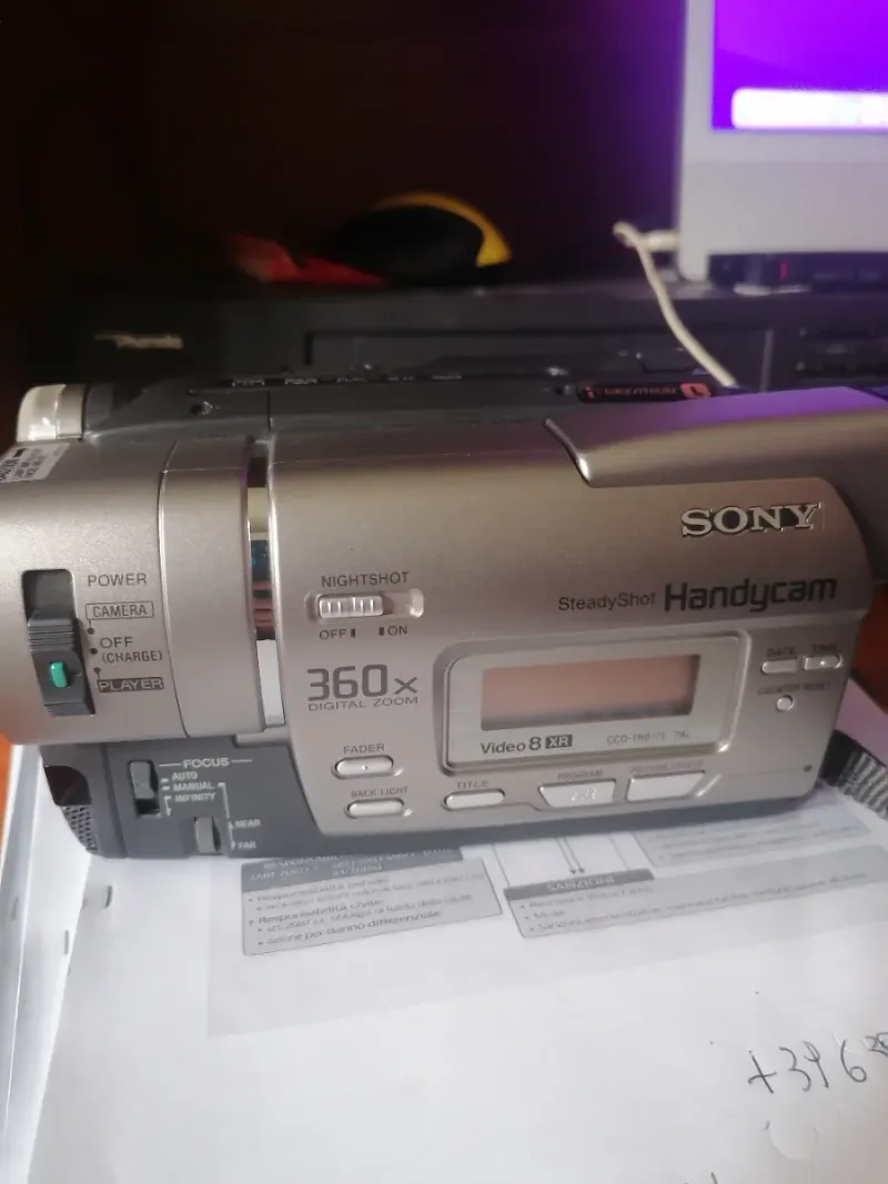 Cámara Sony Video 8 XR Handycam funcional afbeelding 3