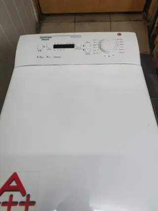 Lavadora Carga Superior Hoover 6.5kg A+++ garantia