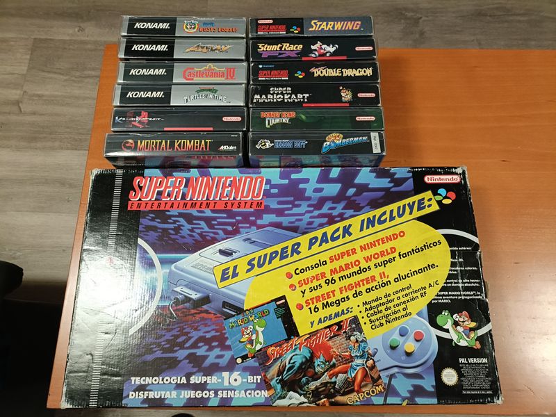 Super Nintendo Consola + Lote Juegos