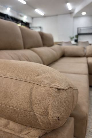 Divano Chaise Longue Reversibile con Sedili Reclinabili